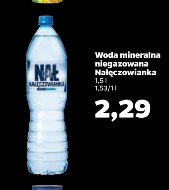 Netto Woda mineralna niegazowana nałęczowianka oferta