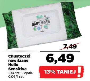 Netto Chusteczki nawilżane hello sensitive oferta