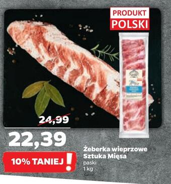 Netto Żeberka wieprzowe sztuka mięsa oferta