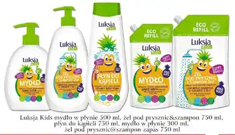 ADEKS Luksja Kids mydło w płynie 500ml, żel pod prysznic&szampon 750ml, płyn do kąpieli 750ml, mydło w płynie 300ml, żel pod pry- oferta