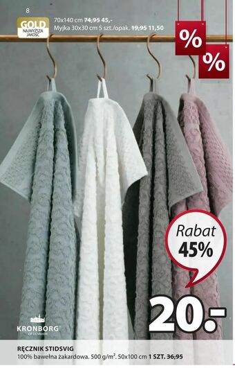 JYSK Ręcznik stidsvig oferta