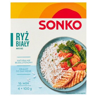 Chata Polska Sonko ryż biały 400 g (4 x 100 g) oferta