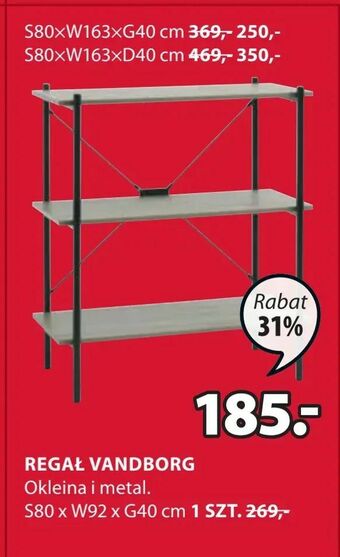JYSK Regał vandborg oferta
