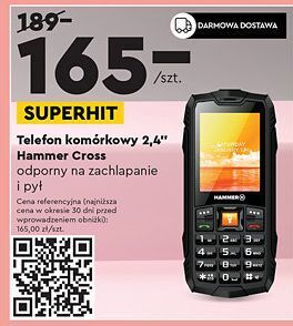 Biedronka Telefon cross 2.4" hammer (telefony) oferta