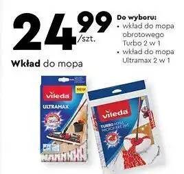 Biedronka Wklad do mopa ultramax vileda oferta
