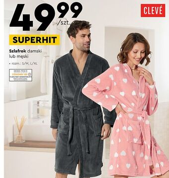 Biedronka Szlafrok męski l/xl cleve oferta