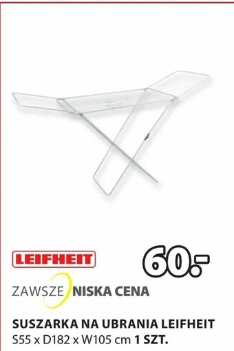 JYSK Suszarka na ubrania leifheit oferta