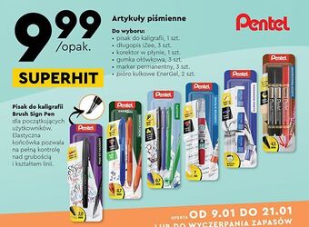 Biedronka Marker permanentny mix pentel oferta