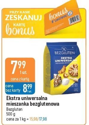 E.Leclerc Mąka bezglutenowa uniwersalna bezgluten oferta