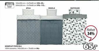 JYSK Komplet pościeli oferta