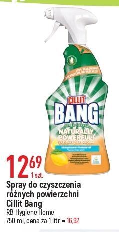 E.Leclerc Spray do łazienki cillit bang naturally powerful oferta