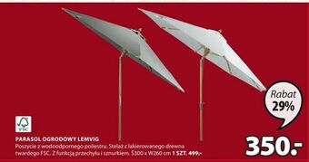 JYSK Parasol ogrodowy lemvig oferta