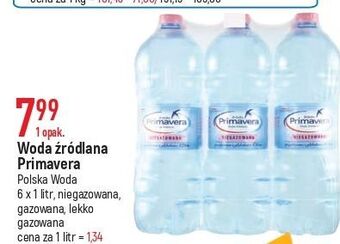 E.Leclerc Woda niegazowana primavera oferta
