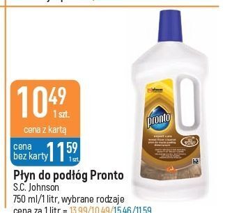 E.Leclerc Płyn do podłóg i mebli drewnianych pronto 5 w 1 oferta