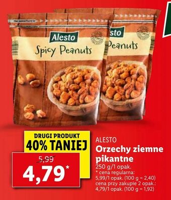 Lidl Orzechy ziemne pikantne oferta