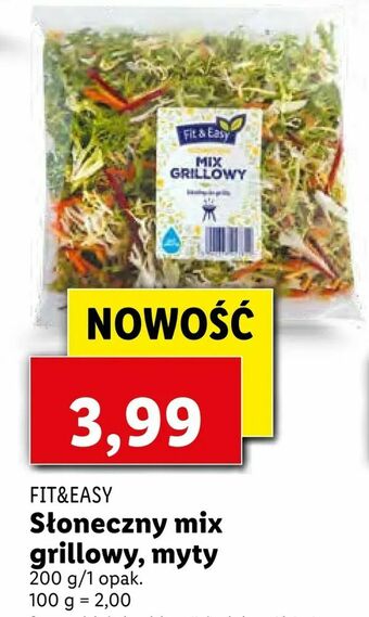 Lidl Słoneczny mix grillowy, myty oferta