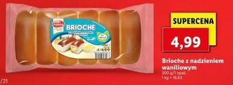 Lidl Brioche z nadzieniem waniliowym oferta
