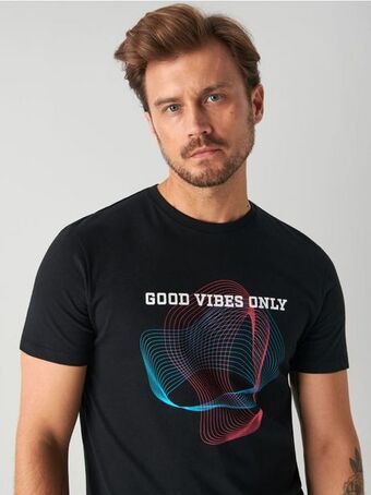 Sinsay Koszulka z nadrukiem oferta