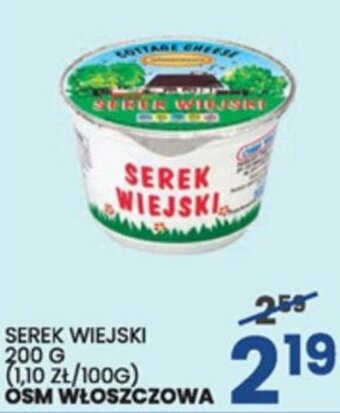 Wafelek OSM Włoszczowa Serek Wiejski 200g oferta