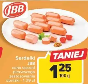 Carrefour JBB serdelki 100g oferta