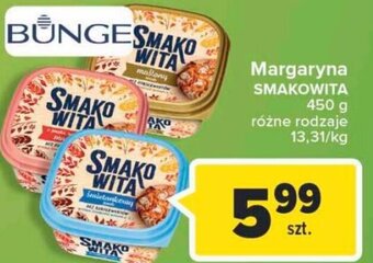 Carrefour Bunge margaryna smakowita 450g oferta