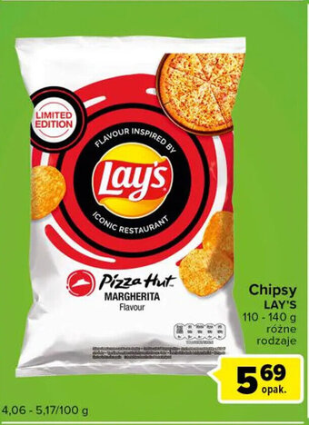 Carrefour Express Lay's Chipsy 110-140g różne rodzaje oferta