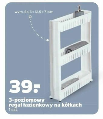 Netto 3-poziomowy regał łazienkowy na kółkach oferta