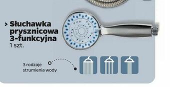 Netto Słuchawka prysznicowa 3-funkcyjna oferta
