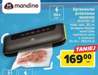 Carrefour Zgrzewarka próżniowa mvs130-20 mandine oferta