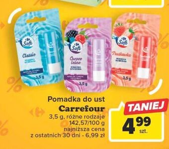 Pomadka do ust naturalna carrefour
