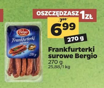 Netto Frankfurterki surowe Bergio oferta