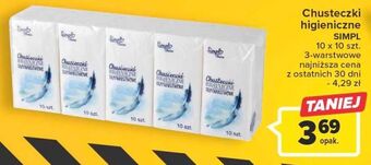 Carrefour Chusteczki higieniczne simpl oferta