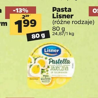 Netto Pasta Lisner oferta