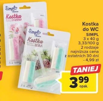 Carrefour Kostka do wc leśna simpl oferta