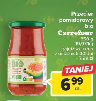 Carrefour Przecier pomidorowy carrefour bio oferta