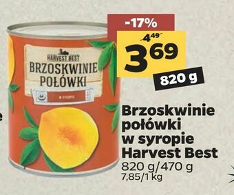 Netto Brzoskwinie połówki w syropie Harvest Best oferta