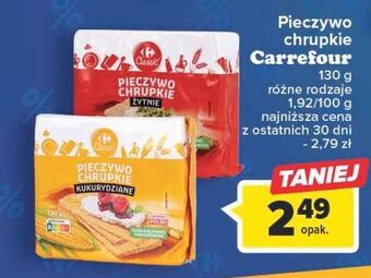 Carrefour Pieczywo chrupkie żytnie carrefour oferta