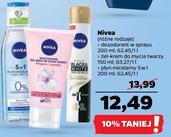 Antyperspirant silky smooth nivea invisible black & white