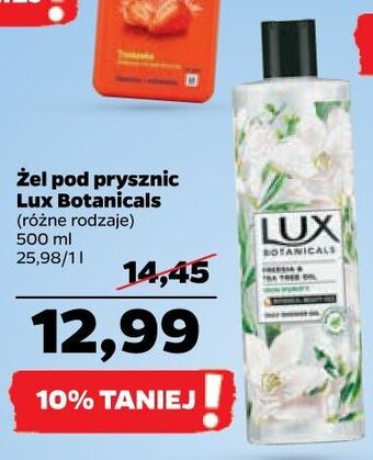 Netto Żel pod prysznic freesia & tea tree oil lux botanicals oferta