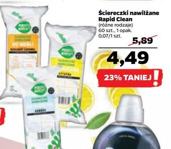Netto Ściereczki do kuchni cytryna rapid clean oferta