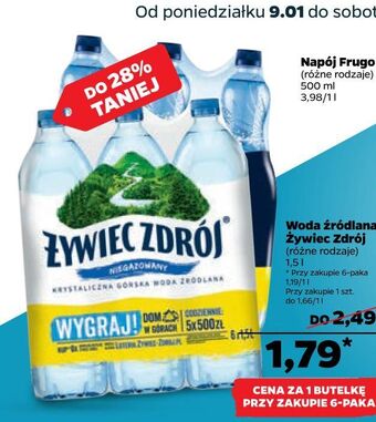 Netto Woda niegazowana żywiec zdrój oferta