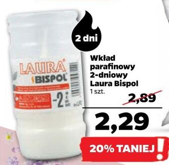 Netto Wkład parafinowy laura 2-dniowy bispol oferta