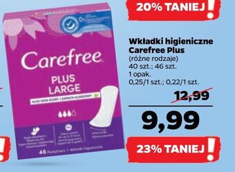 Netto Wkładki higieniczne large carefree plus oferta