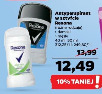 Netto Antyperspirant rexona men cobalt dry oferta