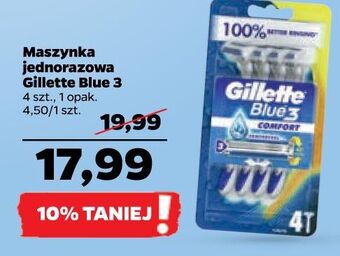 Netto Maszynka do golenia gillette blue 3 comfort oferta