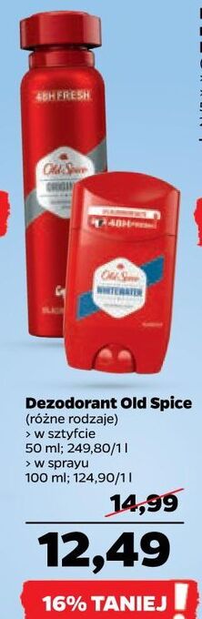 Netto Dezodorant old spice whitewater oferta