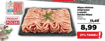 Netto Mięso mielone wieprzowe z szynki sztuka mięsa netto oferta