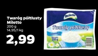 Netto Twaróg naturalny półtłusty miletto oferta