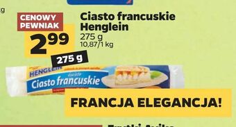 Netto Ciasto francuskie Henglein oferta