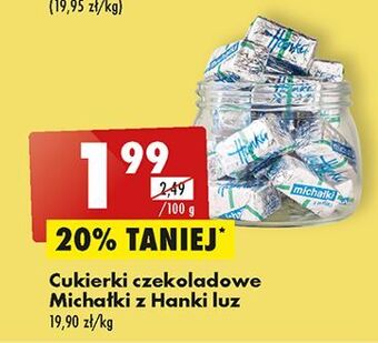 Biedronka Cukierki michałki z hanki śnieżka oferta